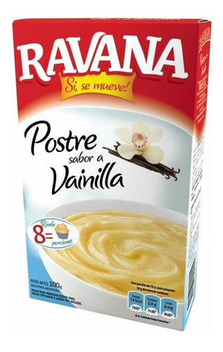 Pack X 6 Unid. Postre  Vainilla 90 Gr Ravana Postres Pro 0