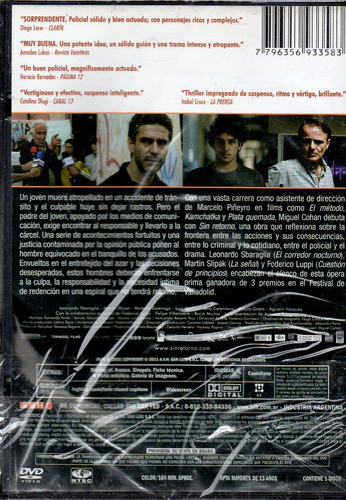 Sin Retorno - Dvd Nuevo Original Cerrado - Mcbmi 1