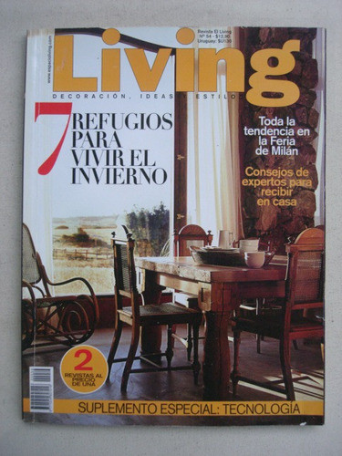 Revista Living N° 54 Diseño Decoracion Ideas Y Estilo 0