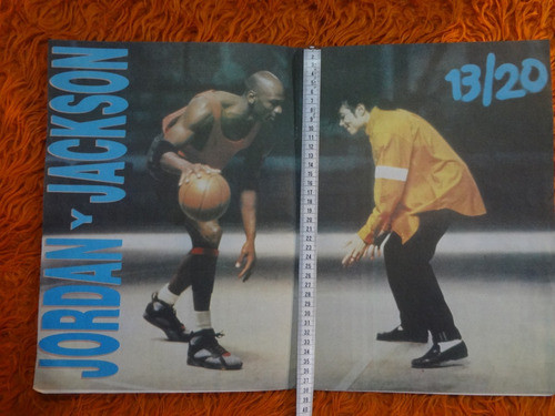 Michael Jackson Michael Jordan Air Supplay Poster 13/20 0