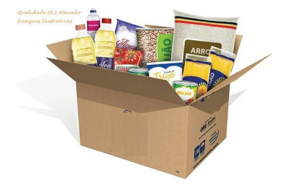 Cesta Básica Alimento Grande Completa Total 50 Itens Atacado 1
