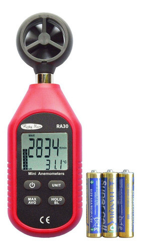 Medidor De Velocidad De Viento Mano De Rockymars Ra30 Anemóm 0