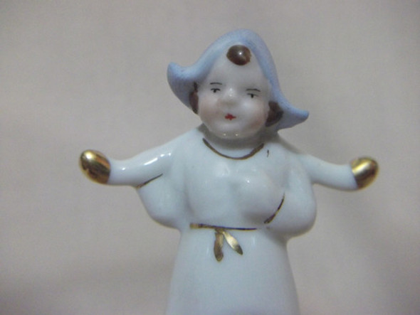 B. Antigo - Menina Bibelot Em Porcelana Holandesa Anos 50 1