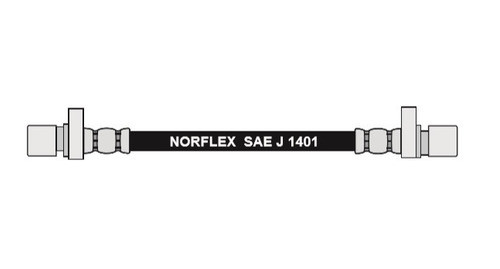 Flexible Freno 278 Mm Honda Civic Trasero Gr Frenos 0