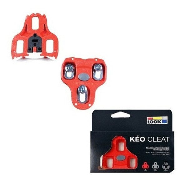 Taco Speed Look Keo Vermelho 9 Graus Flutuação Original Nf 1
