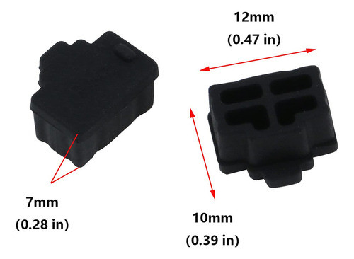 Antrader Ethernet Hub Port Rj-45 - Juego De 24 Tapones Antip 1