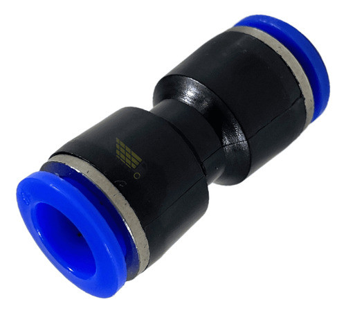 20x Conexão União Reta Plástica 6mm Pneumática Instantânea 0