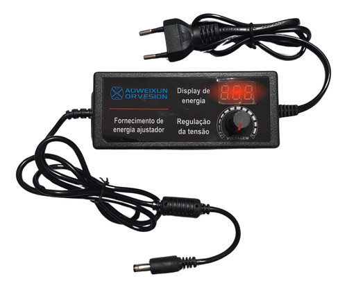 Fonte Alimentação Digital Ajustável 3v - 24v Com 3 Amperes 0