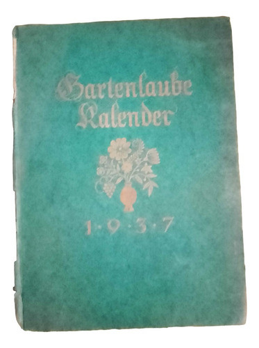 Libro Gartenlaube Kalender 1937 En Aleman 0