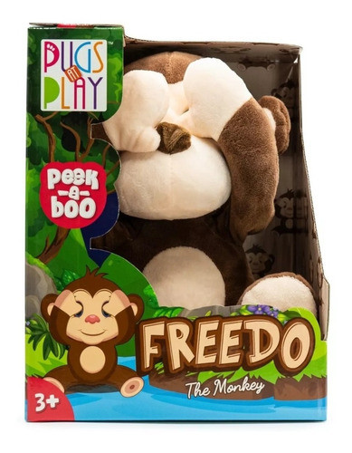 Peluche Pugs At Play Freedo Peek-a-boo 0