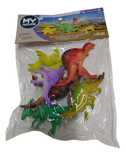 Dinosaurios Coleccionables Pack X 6 Juego Magnific Juguete 0