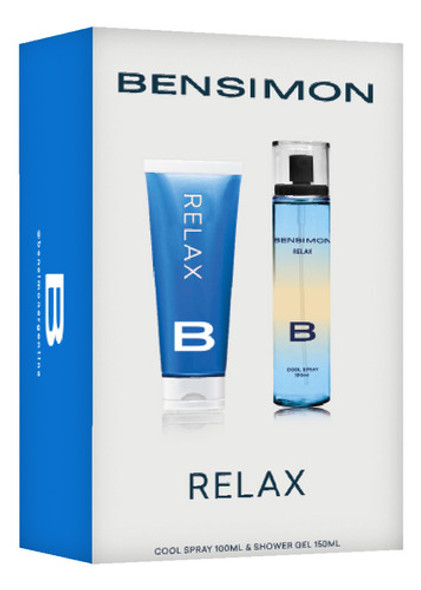 Body Splash Hombre Bensimon Relax Cool Spray+ Shower Gel Set 0