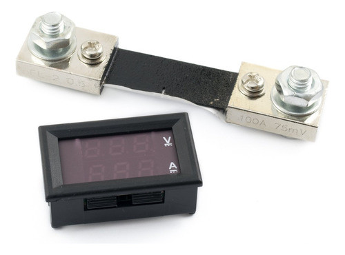 Voltimetro Amperimetro Con Shunt 100a Dc 100v 100a 0