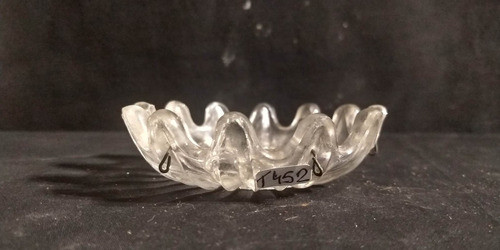 Antiguo Plato Vidrio Para Araña 452 Arte Antica Antiguedades 0