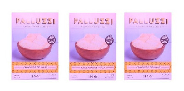 Pack X 3 Crackers Palluzzi  ( Celiacos) 0