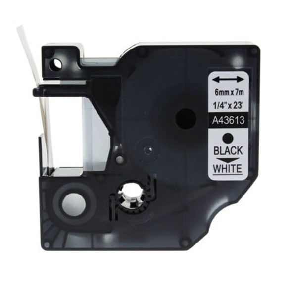 Negro 43613 5pk En Casete De Cinta De Marca Blanca Para Dymo 1 Negro 43613 5pk En Casete De Cinta De Marca Blanca Para Dymo 1