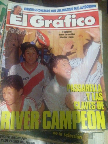Revista El Gráfico Nº 3767 River Campeón Pasarella Dt 0