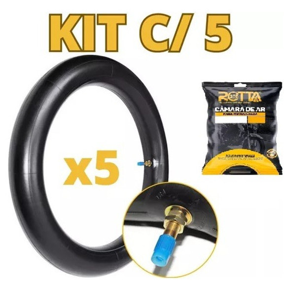 Kit C/5 Camara De Ar Traseira Aro18 Da Tornado,cbx200 Strada 1