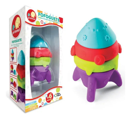 Brinquedo De Empilhar Diverte Crianca Fofoguete Infantil 0