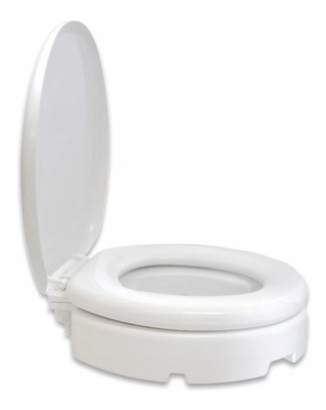 Eleva Inodoro Asiento Ortopédico Suplemento Acolchado 12cm 0