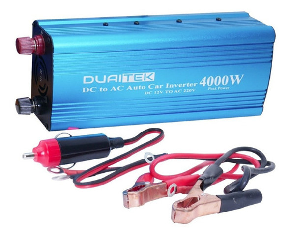 Inversor 4000w 12v A 220v Ac Conector Universal + Puerto Usb 0