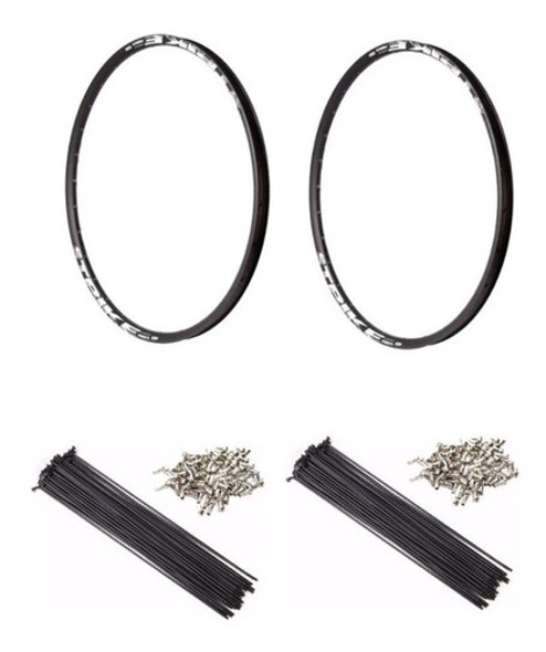 Par Aro 29 Vzan Strike Pro 32 Furo Tubeless Mtb + Raios Inox 0 Par Aro 29 Vzan Strike Pro 32 Furo Tubeless Mtb + Raios Inox 0