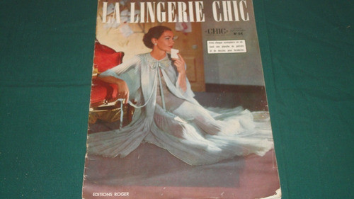 Revista La Lingerie Chic Bilingue Frances Español Nro 64 0
