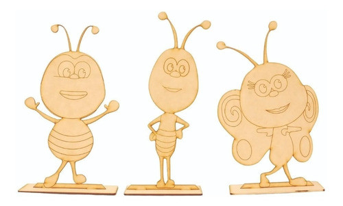 Figuras De Fibrofacil Con Pié !!!!! Bichikids !! 0