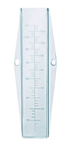 Kit C/ 3 Pçs Pluviômetro Medidor De Chuva 130mm Transparente 1