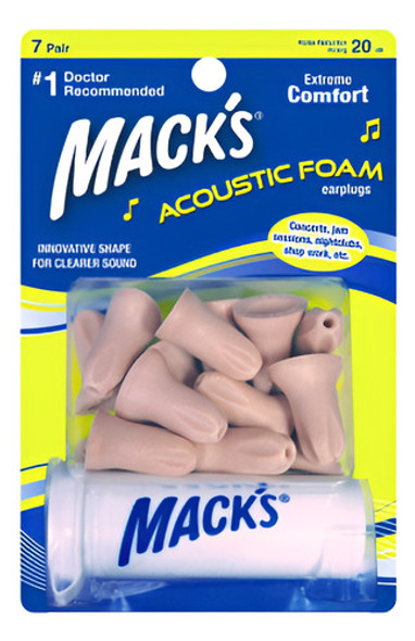 Mack´s Tapones Acústicos Para Los Oidos 0