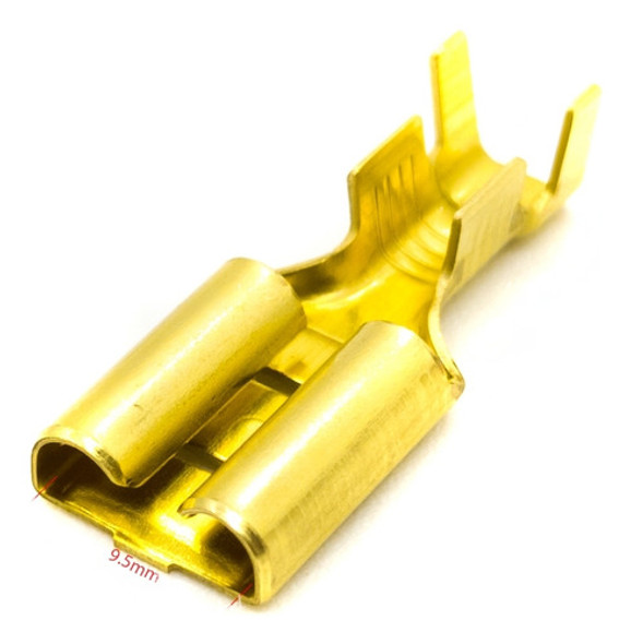 20 Terminales Ficha Pala Hembra 9.5mm Cable 4-6mm2 1 20 Terminales Ficha Pala Hembra 9.5mm Cable 4-6mm2 1