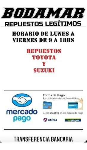 Embellecedor Trasero Original Toyota Tercel 1