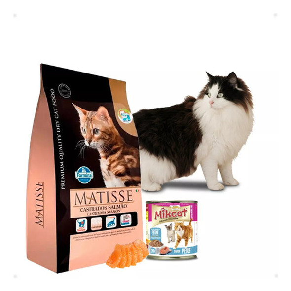 Matisse Gato Adulto Castrado Salmon 7.5 Kg + Regalo  Kubo 0