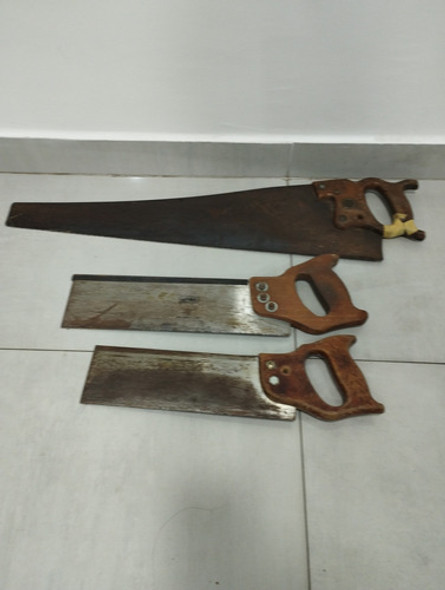 Lote De Tres Cerruchos Para Madera Usados En Muy Buen Estado 0