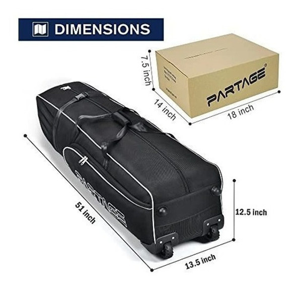Bolsa De Viaje Con Ruedas Para Palos De Golf - Partage. 1 Bolsa De Viaje Con Ruedas Para Palos De Golf - Partage. 1