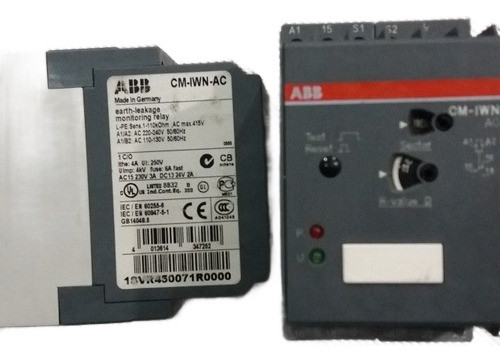 Rele Monitoreo Puesta A Tierra Abb Cm-iwn-ac 1