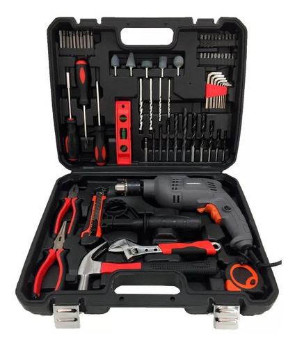 Kit Taladro Percutor 13mm + 40 Herramientas Gladiator Tp413k 0