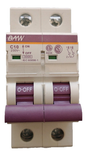 Térmica Bipolar Marca Baw 10a 0