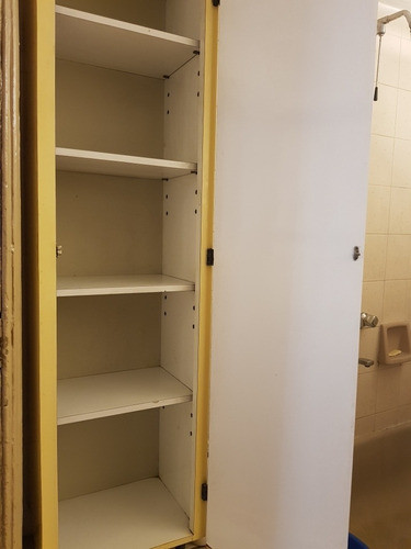 Mueble Baño De Fórmica C/patas Y Estantes - Muy Buen Estado 1