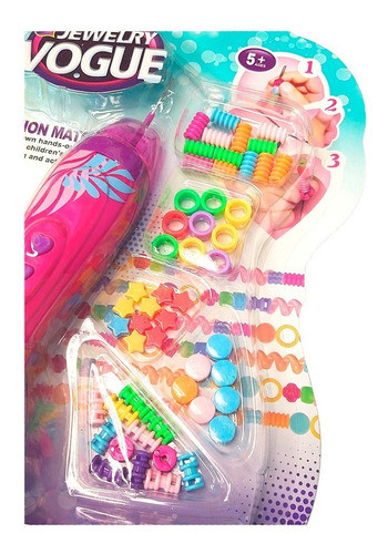 Aplicador De Mostacillas Cabello Fashion Trenzas Divertidas 1