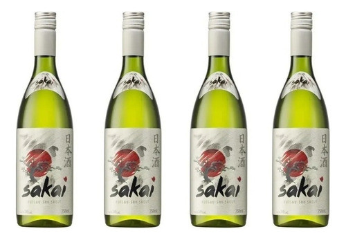 Kit 4 Saque Sakai 750ml Original (frete Gratis) 0