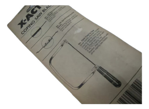 Sierras Varios Modelos  En Blister X -acto Usa Super Oferta 1