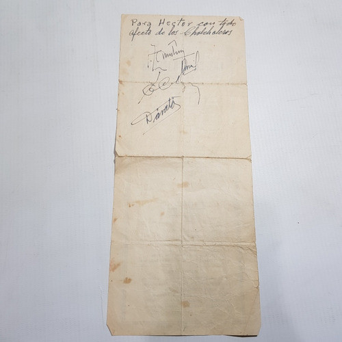 Antiguo Programa Los Chalchaleros Autografiado Mag 59927 1