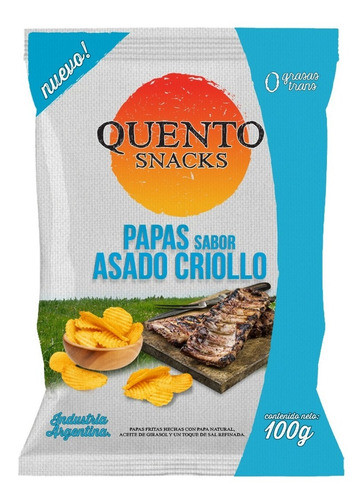 Quento Papas Fritas, Batatas, Chizitos Caja X 18 Unidades 0