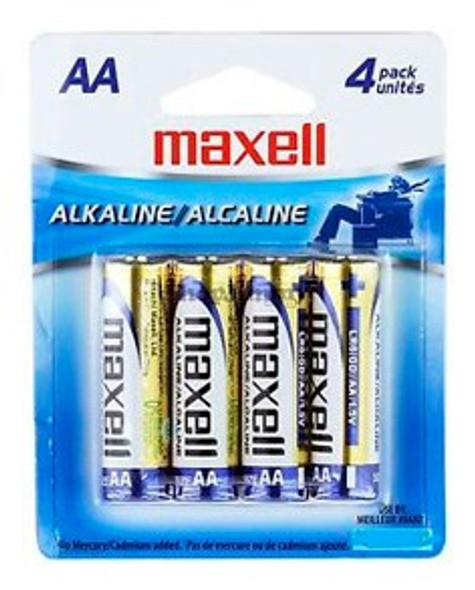 Pilas Alcalinas Maxell Lr06 Aa 4 Uni 0
