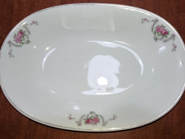 Plato Ceràmica Oval  Antiguo Colecciòn Fuente 0