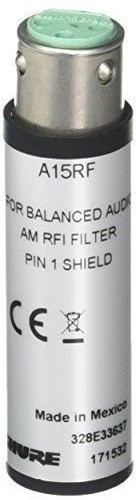 Shure A15rf Rf Filtro Xlr In / Out Pasa Alimentacion Fantasm 0