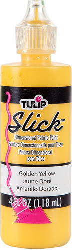 Pintura Para Tela Dimensional Tulip 118ml Amarillo Dor Slick 0