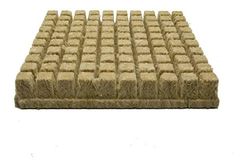 Grodan Rockwool Cubos 1 Pulgada 200 Cubos Por Hoja Funda De 0