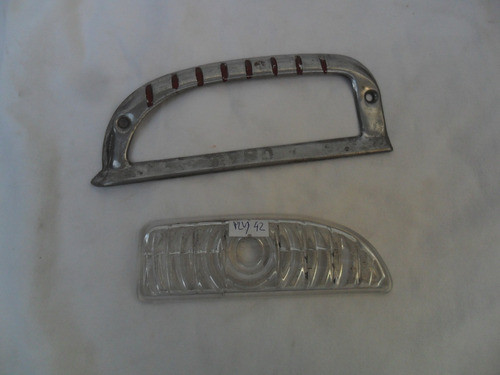 1 Aro Vidrio Farol Auto Plymouth 1942 Antigua Sin Uso 0